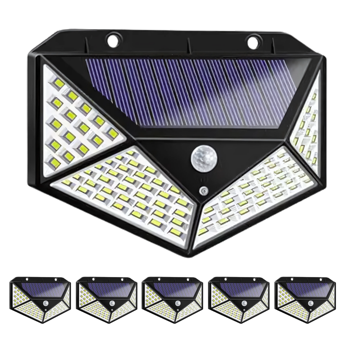 Luz Solar 100 Led - Pack 4 unidades