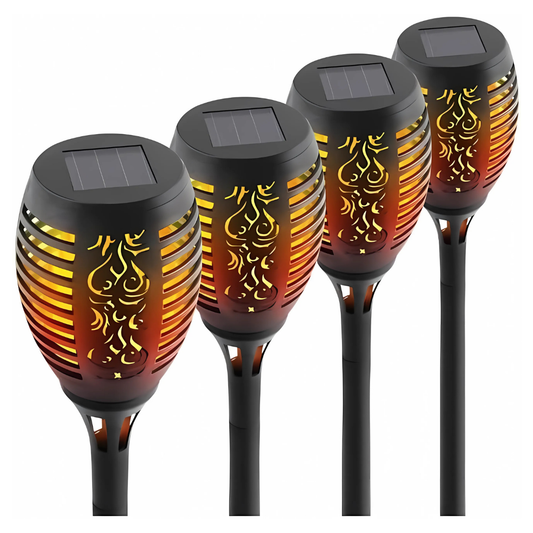 Estaca solar antorcha efecto llama realista para jardín - Thrive
