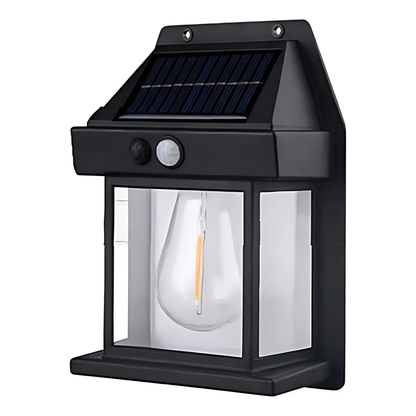 Farol Solar Colonial. Luz Cálida.