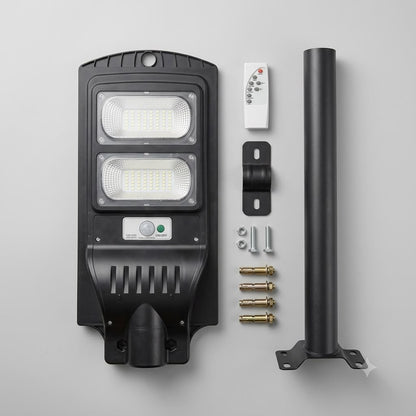 Luminaria Solar 100W Foco - Sensor de Movimiento y Control Remoto - IP66 Impermeable