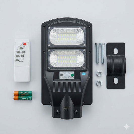 Foco solar, Lampara solar, Luminaria Solar 100w