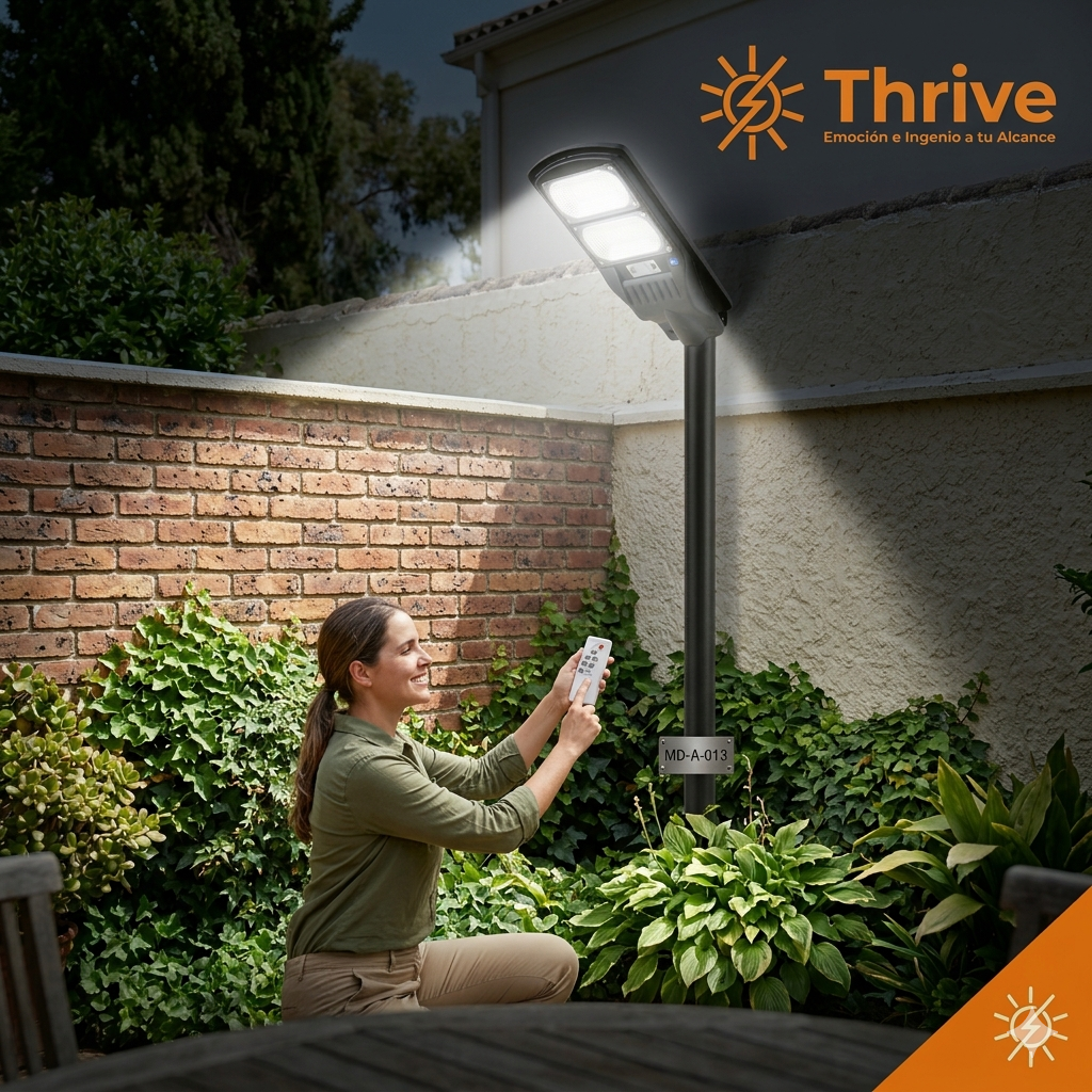 Foco solar, Lampara solar, Luminaria Solar 100w