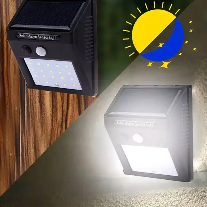 Farol Solar 30 Led con Detector de Movimiento - PACK x4