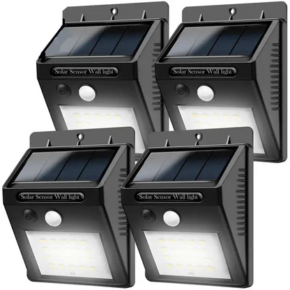 Farol Solar 30 Led con Detector de Movimiento - PACK x4