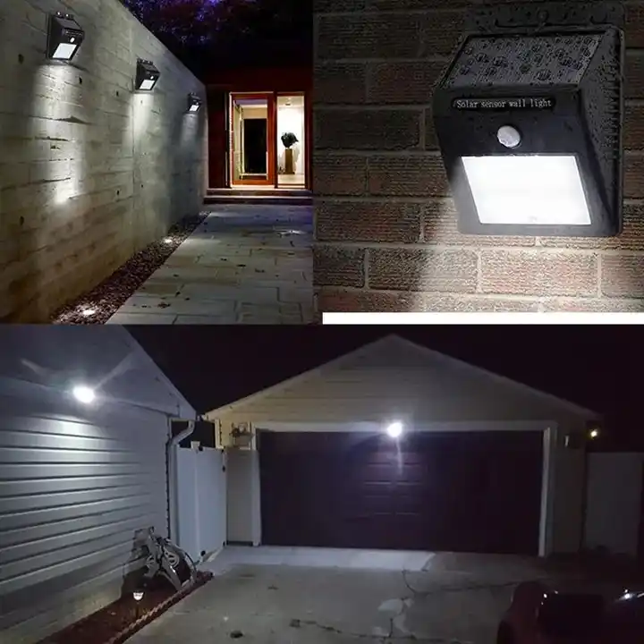 Farol Solar 30 Led con Detector de Movimiento - PACK x4