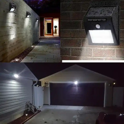 Farol Solar 30 Led con Detector de Movimiento - PACK x4