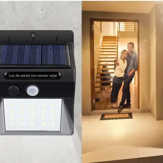 Farol Solar 30 Led con Detector de Movimiento - PACK x4
