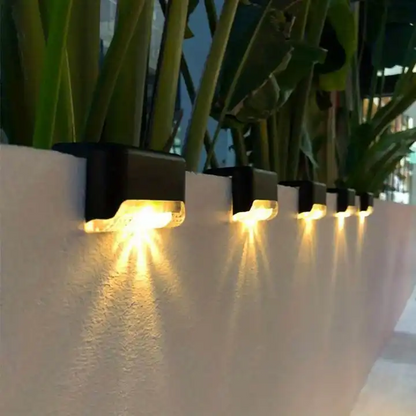 Luz Solar Led (x4) - Escalera, Deck, Terraza, Balcón.