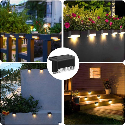 Luz Solar Led (x4) - Escalera, Deck, Terraza, Balcón.