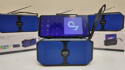 Parlante solar Bluetooth radio FM para exterior - Thrive
