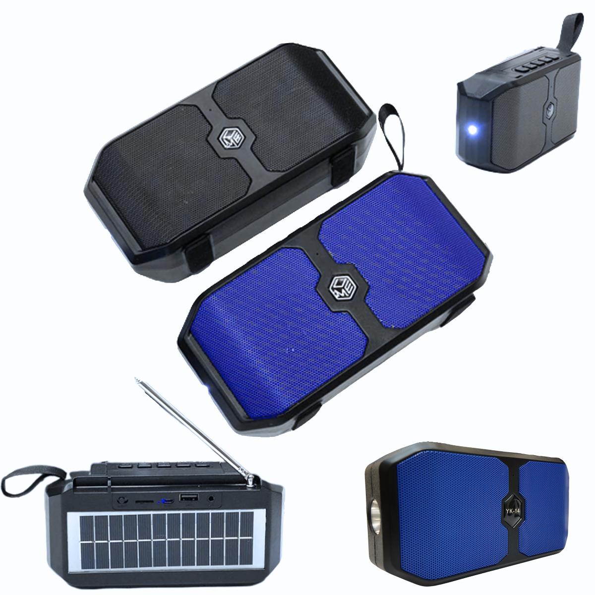 Parlante solar Bluetooth con linterna integrada - Thrive

