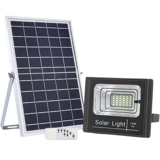 Foco Solar Led  - Con Panel desacoplado 10w